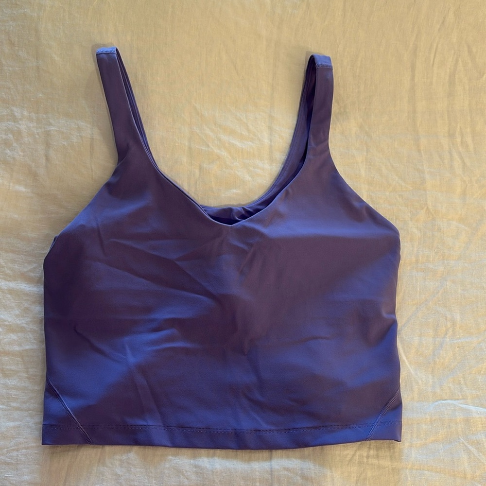 Lululemon. Size 10. Align purple tank top.